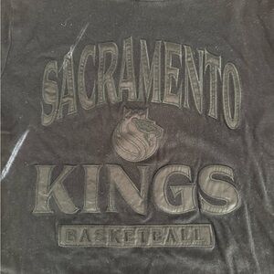 Sacramento Kings Embossed Basketball Tee
